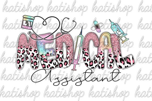 Medical Assistant Career Sublimation Graphics and Crafts