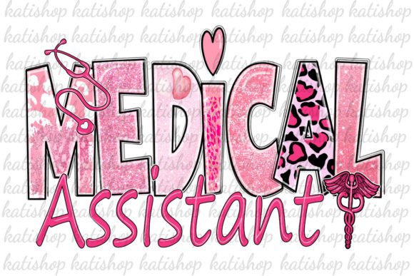 Medical Assistant Valentines Sublimation: Graphics and Crafts for Branding
