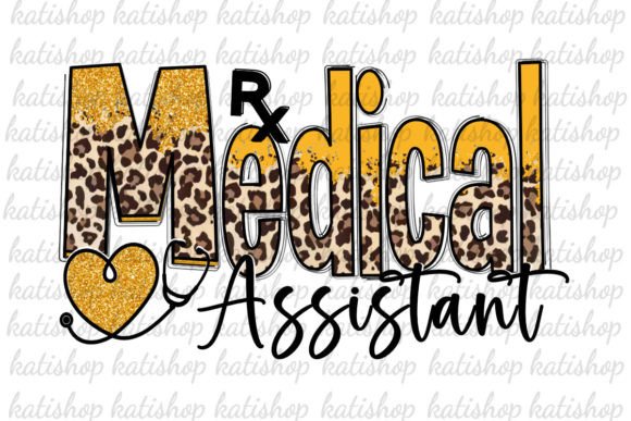 Medical Assistant Yellow Png Sublimation Graphics