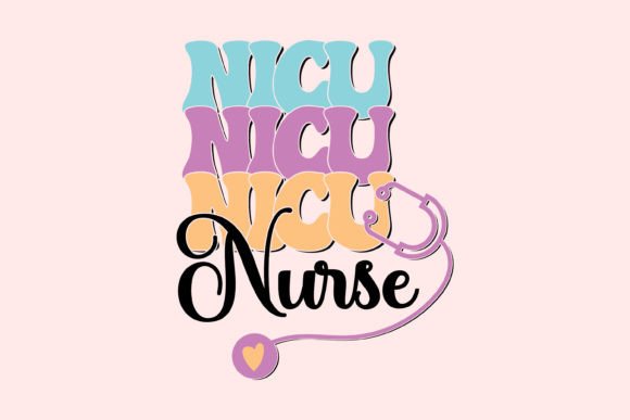 Nicu Nurse PNG - Retro Nurse Sublimation