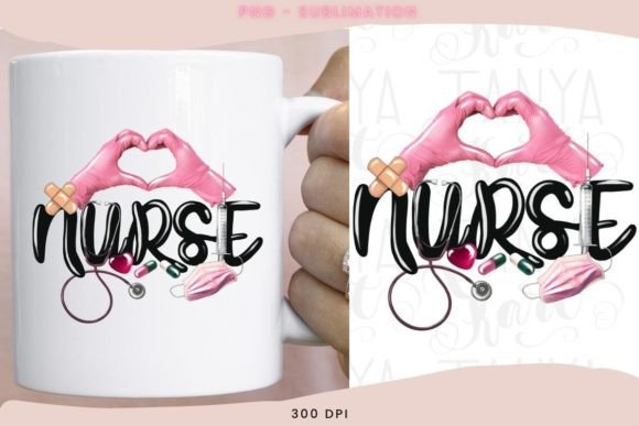 Nurse Pink Png Sublimation Transfer