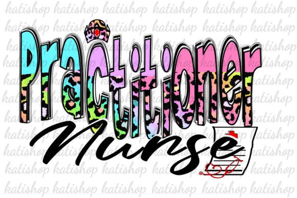 Nurse Practitioner Leopard Sublimation Graphics